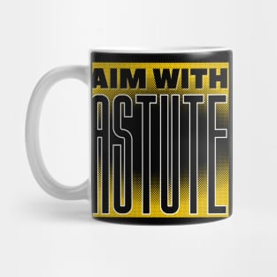 Precision in Black & Yellow Mug